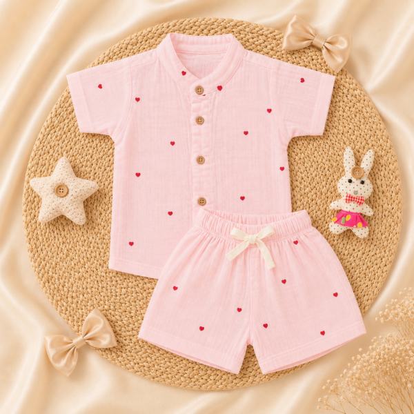 Kids co-ord set - Pinkyheart