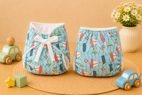 Padded Nappies - Boat