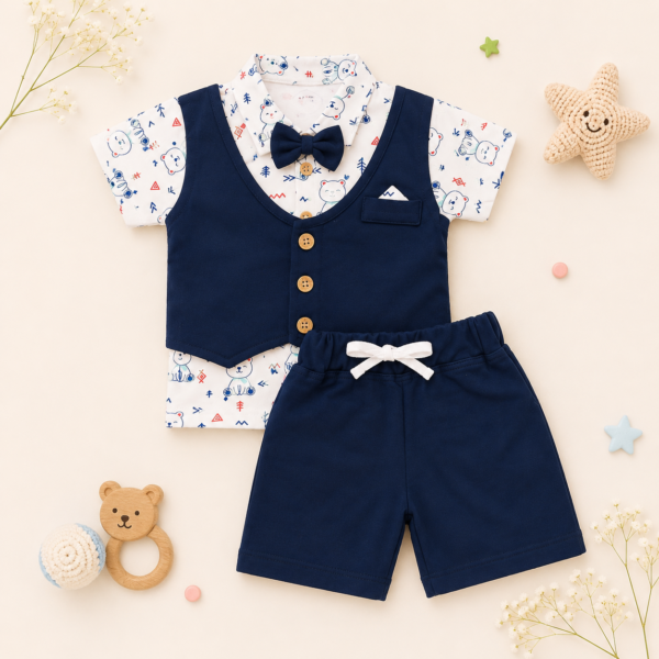 Baba Suit - Blue Teddy