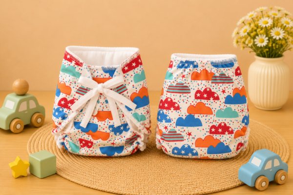 Padded Nappies - Colour Clouds